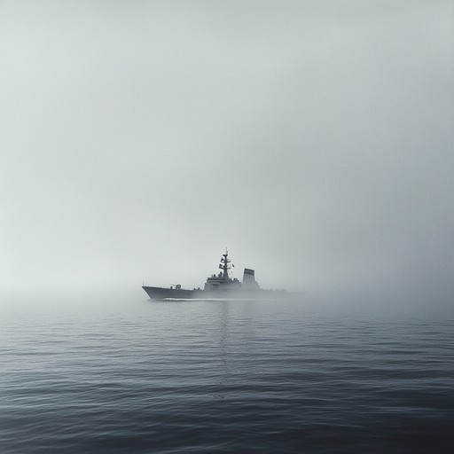 A haunting instrumental piece that captures the tension and mystery of the russian navy traversing the cold depths of the arctic ocean, featuring atmospheric tones and suspenseful melodies.