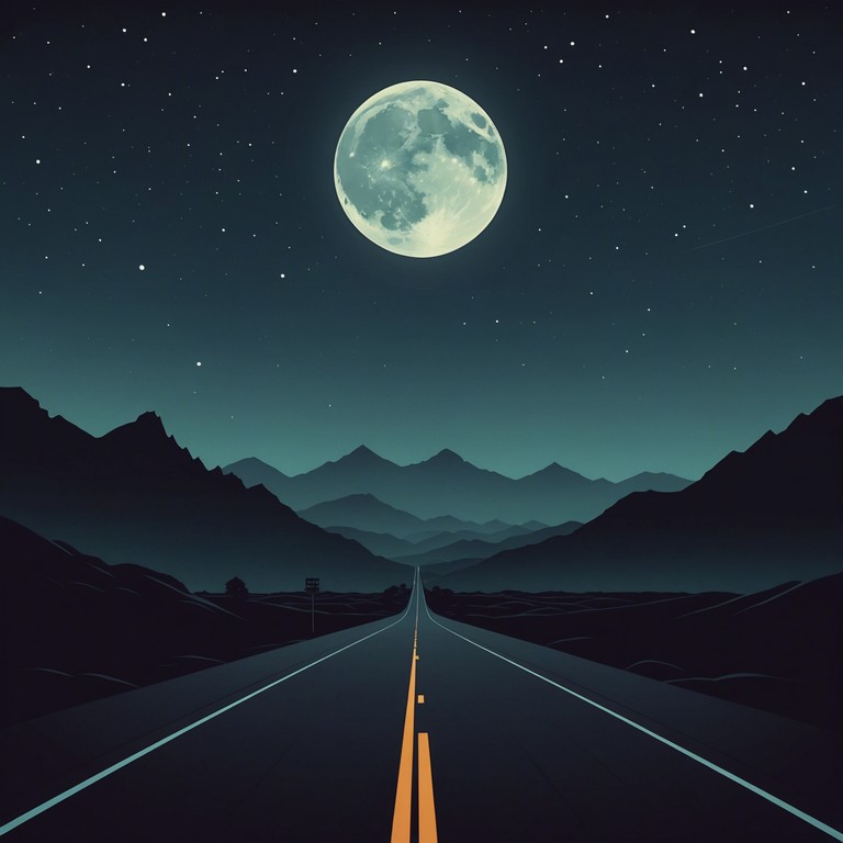 Reflecting the sounds of an empty road under a full moon, this track uses soul stirring electric guitar chords to evoke a sense of mystery and solitude, perfect for a nocturnal journey into the unknown.