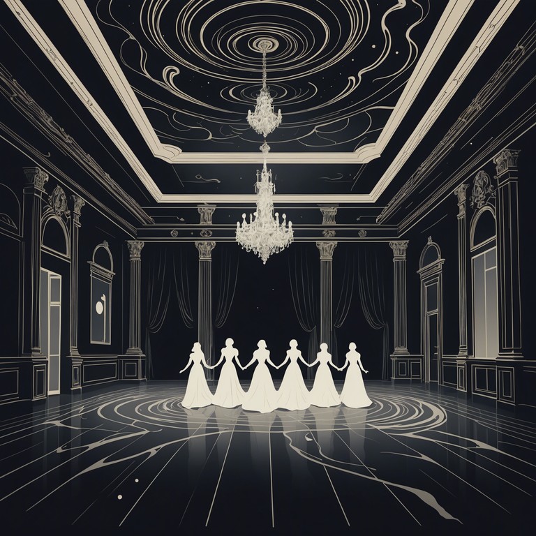 Imagine wandering into a midnight ball at an abandoned mansion where ghosts of a bygone era dance eternally, their forms barely visible in the flickering candlelight, and their whispers filling the cold, vast halls.