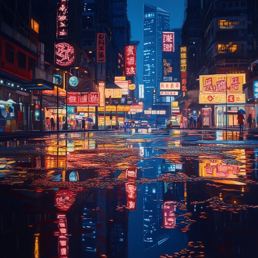 This track embodies the rush of a late night drive through a bustling city illuminated by neon. The guitar riffs resonate with the energy of a sleepless, urban scape, echoing the tales of nocturnal adventures and distant dreams. The solos reveal stories of longing amidst the restless city atmosphere, merging rock's grit with the allure of neon lights.