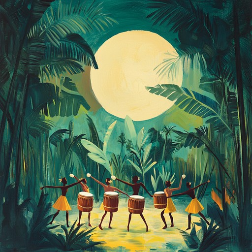 An uplifting salsa masterpiece that artfully blends traditional salsa rhythms with enchanting sounds of the jungle, featuring congas, tropical flutes, and mystical marimbas. This track is designed to transport listeners to an exotic, vibrant world where energetic salsa beats meet the serene ambiance of tropical forests.