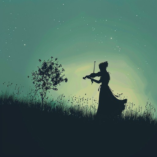 This instrumental composition features an ethereal serenade that tugs at the heartstrings using lush orchestral layers and expressive violin lines. The piece weaves a tapestry of emotions, blending tender piano crescendos with sweeping strings, perfect for evoking an otherworldly yet deeply personal narrative.