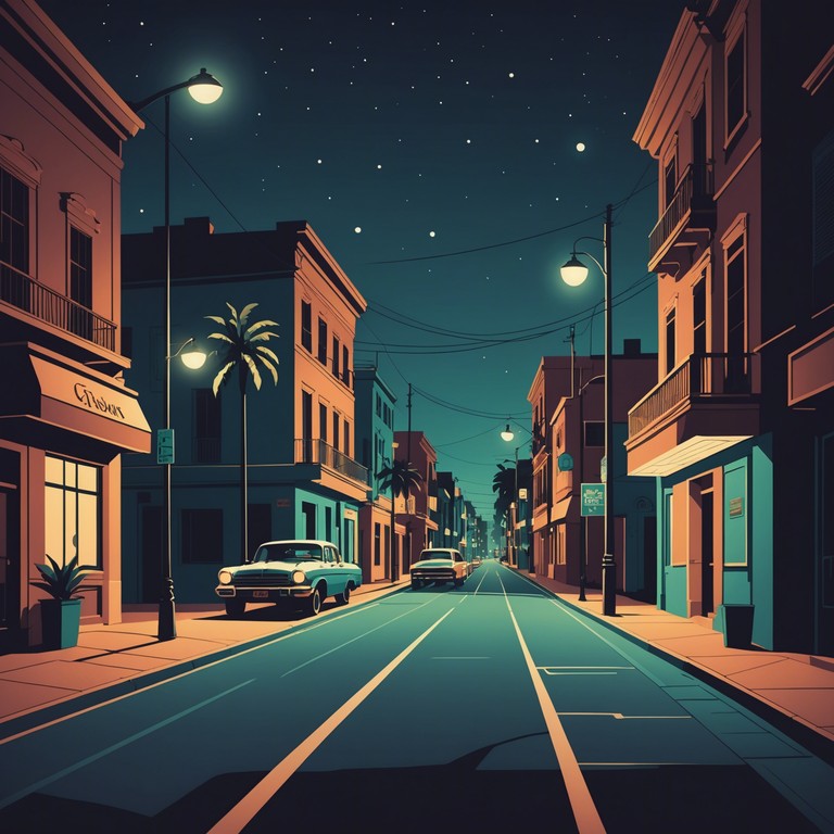 A reggaeton track that merges traditional latino rhythms with thoughtful, slow tempo beats, evoking a reflective stroll through the moonlit streets of san juan. The music captures the essence of quiet introspection amidst a culturally rich backdrop, blending modern reggaeton sounds with soulful elements.