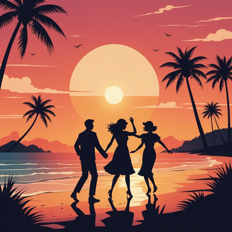 This track captures the essence of a lively latin dance festival as the sun sets, featuring vibrant rhythms that make you want to dance until the stars come out.