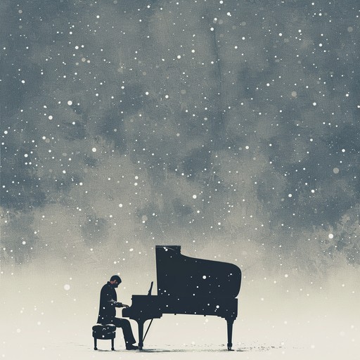 A minimalist piano piece gently echoing the pain of memories past and the desolate beauty of winter’s chill, crafted with tender, emotional nuances and soft dynamics.