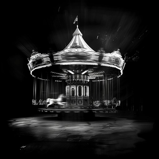 Dive into a surreal midnight carousel ride with whimsical melodies and dark cabaret energy. The playful yet eerie undertones create an intoxicating blend, perfect for an enigmatic and carefree musical journey, filled with peculiar clowns and mysterious marionettes.