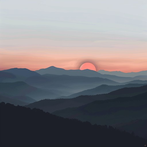 A slow, gentle acoustic piece capturing the serene beauty of a sunrise over the misty appalachian mountains. Fingerpicked acoustic guitar and fiddle weave a delicate, heartwarming melody that evokes the simple joys and timeless traditions of rural appalachian life