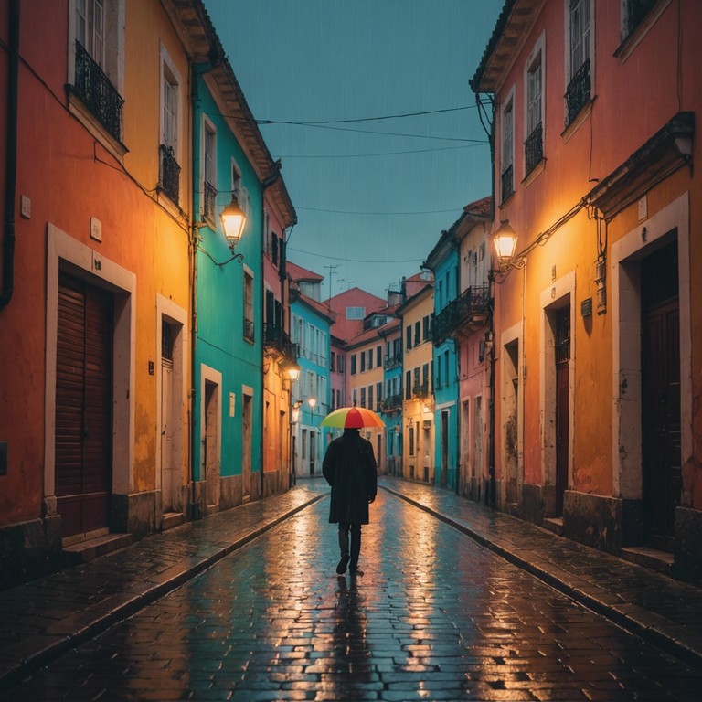 The song evokes a sense of nostalgia and deep reflection, capturing the essence of a rainy evening in rio de janeiro. Delicate melodies intertwine with intricate rhythms, highlighting the bittersweet beauty of melancholy mixed with traditional samba vibes.