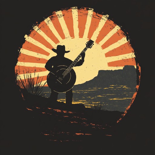 An energetic composition featuring lively banjo melodies that evoke the feeling of racing across open landscapes, capturing the thrill of western journeys.