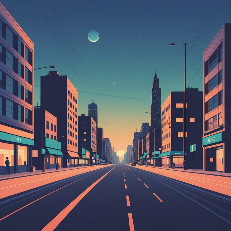 This alternative track lays a soothing foundation with a slow tempo melody played on an electric piano. It captures the essence of an urban evening, providing a musical backdrop that's perfect for unwinding after a day in the city.