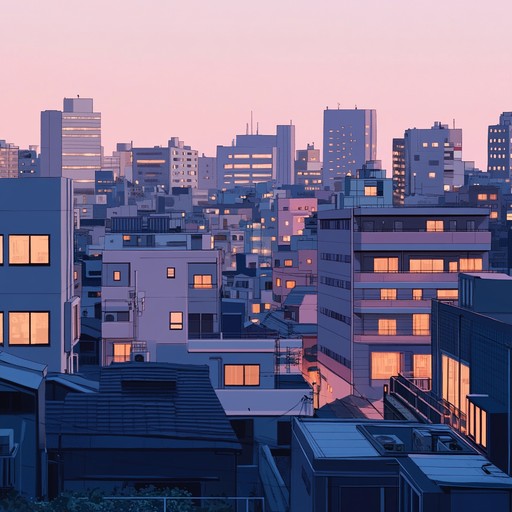 A serene counterpart to tokyo’s nighttime hustle, featuring softer synthesizer melodies that provide a comforting yet lively soundtrack to evenings in the city.