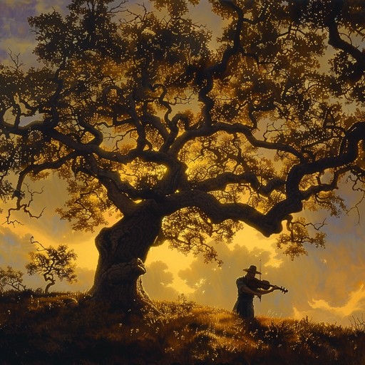 A deeply reflective composition utilizing the violin to recreate scenes of traditional pastoral life. The evocative melody speaks of days gone by, with each note painting a vivid picture of lush meadows and simple joys. This gentle, flowing piece stirs the emotions, offering a heartfelt journey through time, filled with nostalgia and wistful yearning.