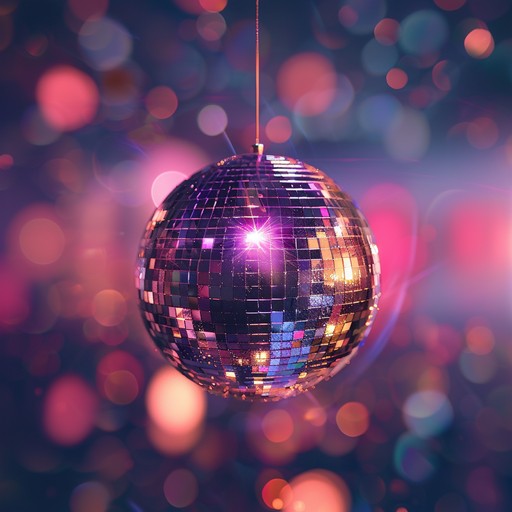 This lively disco instrumental features a bright and shimmering sound, like the reflections off a spinning disco ball. Energetic bass, funky guitar riffs, and dazzling synths create an atmosphere of celebration and dance. The steady four-on-the-floor beat drives the song forward, inviting everyone to the dancefloor for a night of carefree fun under the glittering lights.