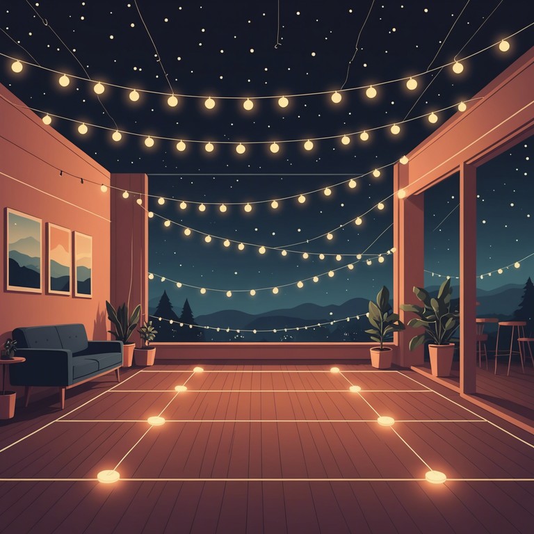 Imagine a track that captures the essence of dancing close under the starry sky, where the beats of funk house merge seamlessly with the warmth of romantic tunes, driven by the alluring sound of an electric piano.