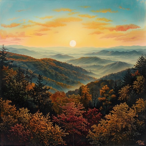 Imagine the sun rising over the misty appalachian mountains as birds begin to sing and nature comes alive. This instrumental folk song features a beautiful, simple melody played on acoustic guitar, accompanied by soft fiddle and mandolin. The music evokes feelings of peace, tranquility, and a connection to the natural world.