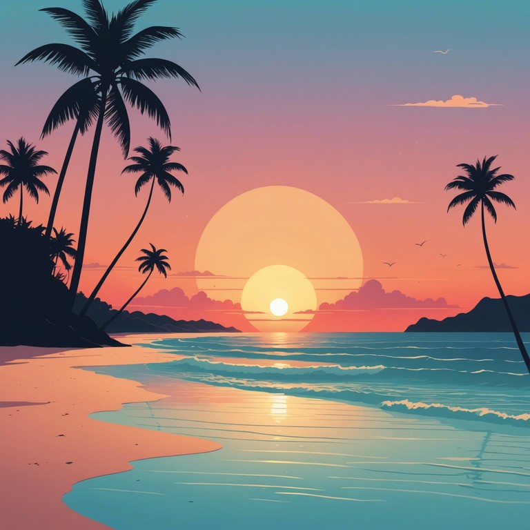 This instrumental evokes a serene tropical sunset, with gentle melodic reflections inspired by the tranquil beauty of a secluded island beach. The music is perfect for deep relaxation and thoughtful introspection, providing listeners a mental escape to a warm, comforting landscape of sound. Perfect for evening wind downs or background ambiance.