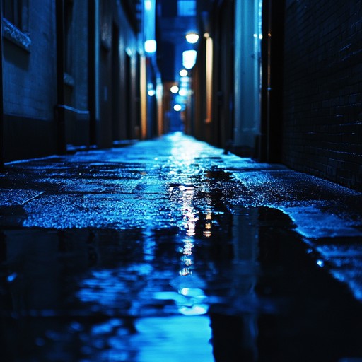 A soulful blues instrumental that conveys the quiet emptiness of city streets after dark blending expressive guitar melodies with ambient sounds to immerse the listener in a nocturnal atmosphere of reflection and melancholy.