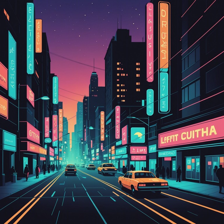 This track embodies the pulsing life of a bustling metropolis at night where the city lights spark stories and the hustle never sleeps. Using dynamic electric guitar solos and underlying rock beats, the song captures both the excitement and the overwhelming essence of city life, making it an anthem for night owls and dream chasers.