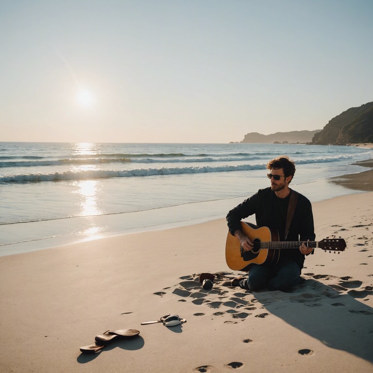 This instrumental track combines the light, rhythmic textures of bossa nova with the sun soaked ambiance of a brazilian beach setting. Perfect for evoking a sense of relaxation and cheer, the music features intricate guitar work layered over gentle percussion beats to capture the true essence of a leisurely afternoon by the sea.