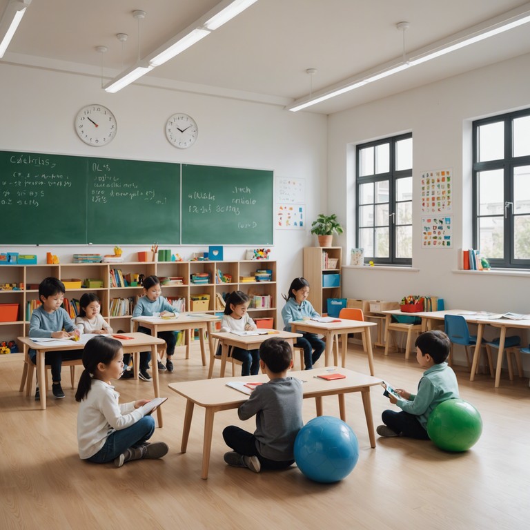 An engaging and playful track that uses the sweet tones of a xylophone to stimulate children's enthusiasm and get them excited about learning and participating in daily activities.