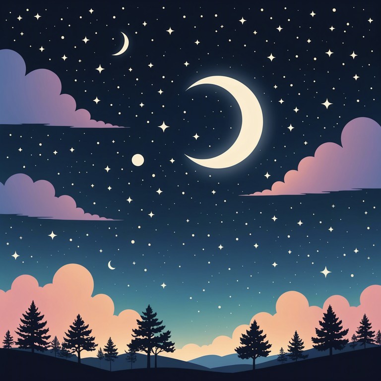 This track is designed to evoke feelings of peace and serenity, perfect for winding down into a restful sleep. Using gentle melodies and harmonious rhythms, it serves as an excellent background for relaxation, meditation, or light sleep. The structure of the music is meant to be soothing, with rhythmic consistency and soft dynamics to ease the listener into a state of calmness.