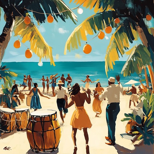 Experience the essence of island life through spirited beats and lively melodies. This festive calypso track features intricate steel drum solos, lively maracas, and infectious rhythms that capture the joy of tropical celebrations, enveloping listeners in a jubilant, dance inducing experience.