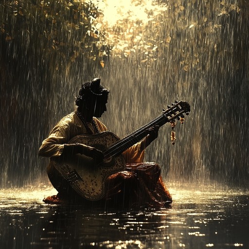 This composition captures the ethereal beauty of indian monsoon rains through a traditional raga that crescendos with the patter of seasonal showers. The melody intertwines the gentle power and rejuvenating spirit of rain with classical indian rhythms.