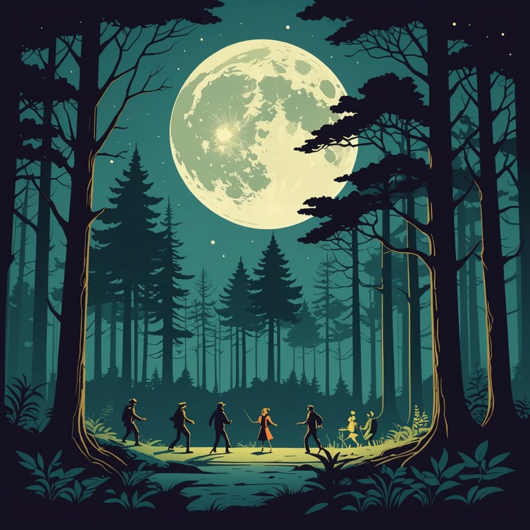 This track uses deep, echoing drums to craft a somber atmosphere, resonating with the aura of ancient rituals and forgotten tribes. The rhythmic patterns mimic heartbeats and the whispers of the forest, inviting listeners into a world of introspective contemplation and the spirit of nature.