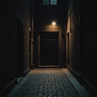 eerie ambiance with ticking clock sounds