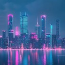 brighter days with an 80s synthwave feel