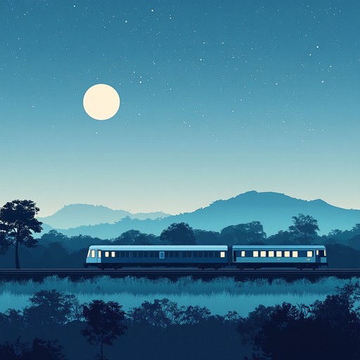 In this evocative piece, a solo guitar captures the essence of a night time journey aboard a lonely train. The track mixes soothing guitar tones with the rhythmic sounds of train travel, creating a nostalgic yet hopeful atmosphere.