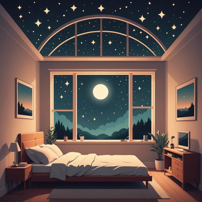 A melodic embrace for young ears, this track uses soft melodic whispers of a music box to whisk away the worries of the day, preparing children for a night of sweet dreams.