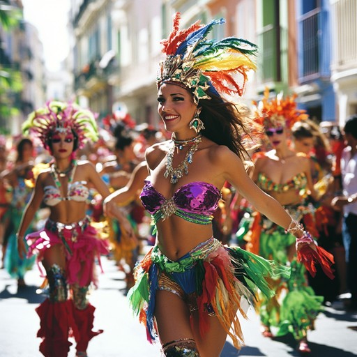 This track captures the essence of a caribbean carnival with lively brass sections, engaging percussion, and whimsical melodies. Designed to make listeners dance with joy and energy, the entire piece is playful and festive. Perfect for a summer celebration or a fun filled event.