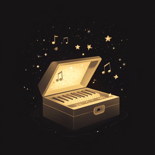 An instrumental piece featuring a soft music box melody intertwined with gentle acoustic guitar, creating a nostalgic atmosphere that reminisces tender moments of youth and serenity.