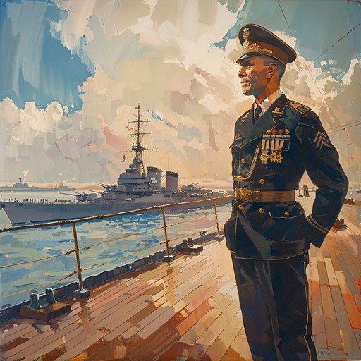 An exhilarating instrumental piece capturing the essence of russian naval pride. Utilizing traditional slavic musical elements fused with powerful orchestration, this composition evokes the grandeur, bravery, and adventurous spirit of the russian navy. The melodies rise and fall like the waves of the sea, surging with energy and heroic feelings.