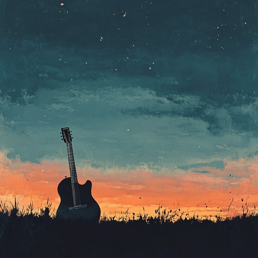 Drawing from the tranquility of a twilight forest, this piece uses the soft, delicate strums and plucks of an acoustic guitar to mirror the peaceful transition from day to night, blending natural sounds and melody to evoke a reflective mood.