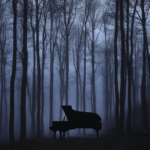 A gentle, melancholic piano leads the way, drifting through an ethereal, ambient backdrop. Each note reverberates with a sense of nostalgia and longing, creating an atmosphere perfect for reflection and emotional release. The soft, subdued dynamics highlight the delicate balance between despair and hope, inviting the listener into a poignant, yet comforting embrace.