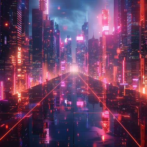 Immerse yourself in a thrilling adventure of neon soaked nights with this dynamic synthpop track. Featuring pulsating synths, driving beats, and exhilarating melodies, this instrumental evokes a futuristic cityscape alive with possibilities and excitement.