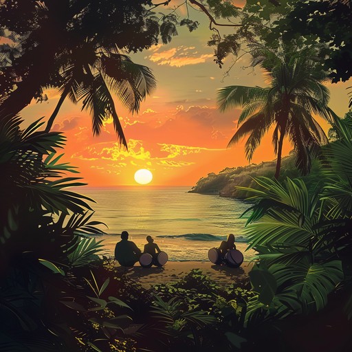 Immerse yourself in tranquil tropical vibes where soulful melodies intertwine with warm rhythms, providing a peaceful escape and serene reflections.