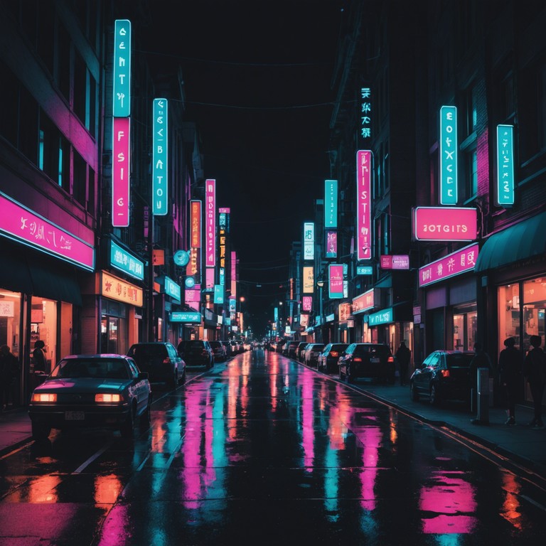 This track epitomizes the rush of city life at night with pulsating beats and haunting synth layers that evoke images of neon lights and shadowy figures. The deep bass and sharp snares add a thrilling intensity that captures the listener's imagination, catapulting them into a world of urban mystery and excitement.