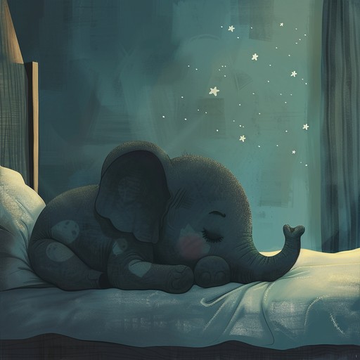 This gentle nursery rhyme tells the story of a curious baby elephant exploring a magical forest before settling down for a peaceful nap. The melody is simple and repetitive, perfect for lulling little ones to sleep. Soft, twinkling sounds evoke a sense of wonder and enchantment, while the slow, swaying rhythm mimics the comforting motion of being rocked to sleep.