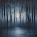 calm, serene tune evoking mysterious forest at night