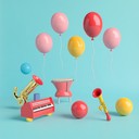 a colorful sound journey filled with playful joy.