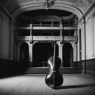 eerie cello plays profound melodies