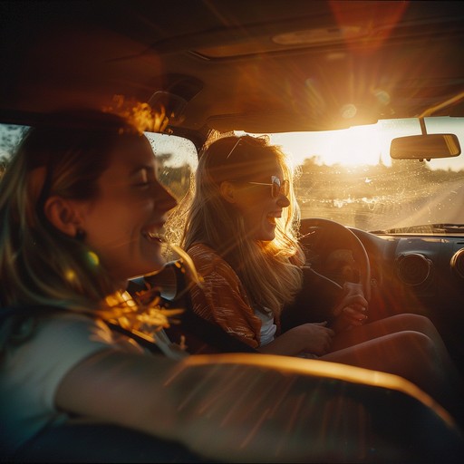 An upbeat rock track with electrifying guitar riffs and dynamic rhythms. It transports you to the open road, invoking images of summer adventures and a carefree spirit. Ideal for capturing that joyous, liberating feeling of spontaneous road trips.