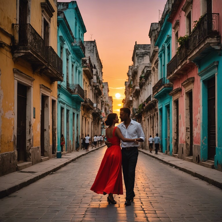 Imagine a warm evening in havana, as the sunset casts a golden haze over cobblestone streets. The song blends traditional salsa rhythms with modern touches, creating a romantic and nostalgic soundscape that evokes the passion and energy of cuban nightlife. Perfect for a dance under the stars or a reflective moment alone.