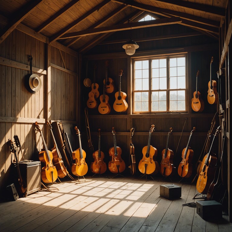 Imagine the thrilling sound of metal guitars and bluegrass banjos beneath a stormy sky, each competing for dominance yet somehow harmonizing. It's an exhilarating auditory landscape where tradition meets modernity, embracing both the roots and the rebellion.