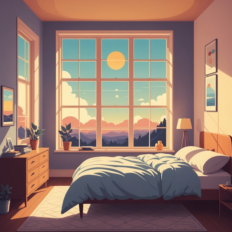 This instrumental track embodies the comfortable warmth of a sunny morning spent in bed. With gentle melodies that evoke a sense of peace and contentment, it's the perfect backdrop for daydreaming or relaxing at home.