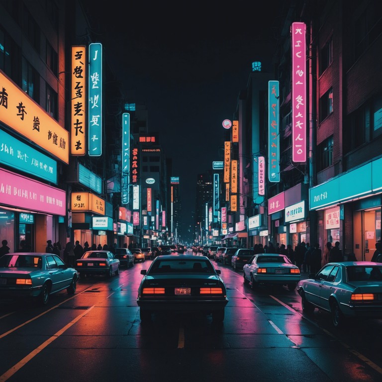 This track highlights the essence of urban nightlife through a seamless blend of invigorating drum patterns and background city noise, capturing the relentless energy of the streets after dark.