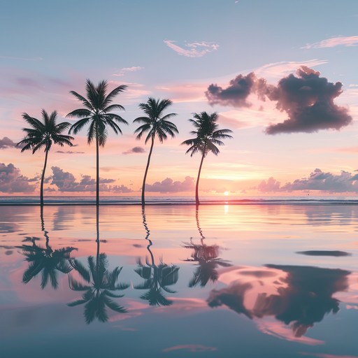 A soothing instrumental track capturing the essence of a serene tropical sunset. Gentle guitar strumming and tranquil melody whisk you away to a sun drenched beach, where the ocean waves kiss the shore and the evening breeze caresses your face. Perfect for unwinding after a long day.